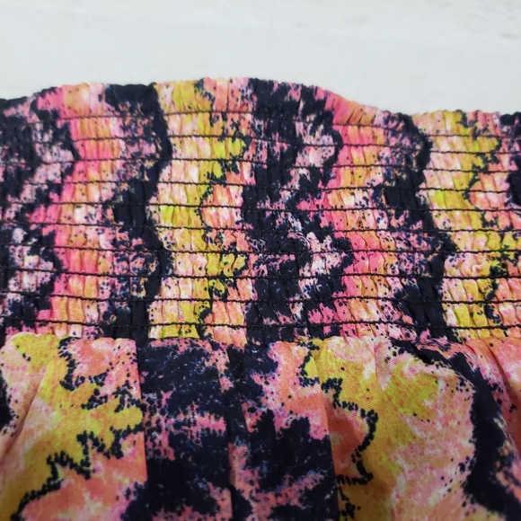 Bar 3 Pants Wide Leg BarIII Psychedelic Print - Picture 5 of 6